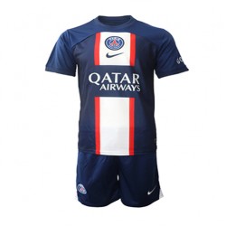 Camisola Paris Saint-Germain Criança Equipamento Primeiro 2022-2023 Manga Corta
